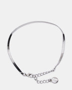 PARURE DE CHEVILLÈRES CHAÎNE HERRINGBONE ARGENT