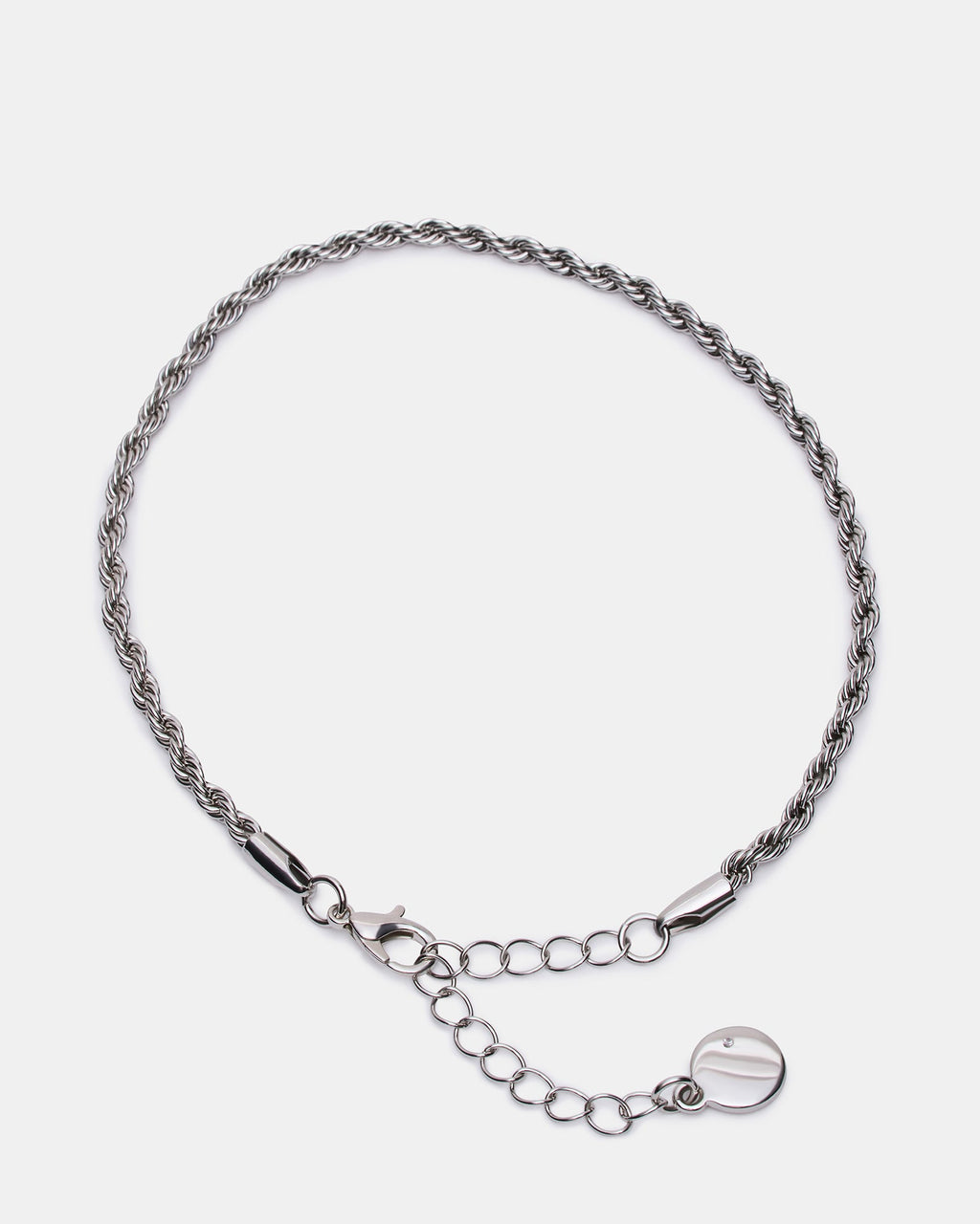 ROPE CHAIN ANKLET SILVER