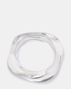 BRACELET RÉTRO INCURVÉ TRANSPARENT