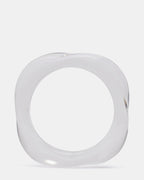 BRACELET RÉTRO INCURVÉ TRANSPARENT