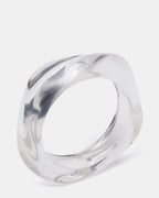 BRACELET RÉTRO INCURVÉ TRANSPARENT