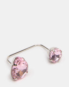 BAGUE D'ORTEIL EN CRISTAL ROSE