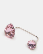BAGUE D'ORTEIL EN CRISTAL ROSE