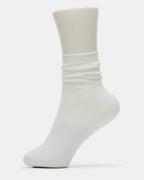CHAUSSETTES MONTANTES EFFET FILET BLANCHES