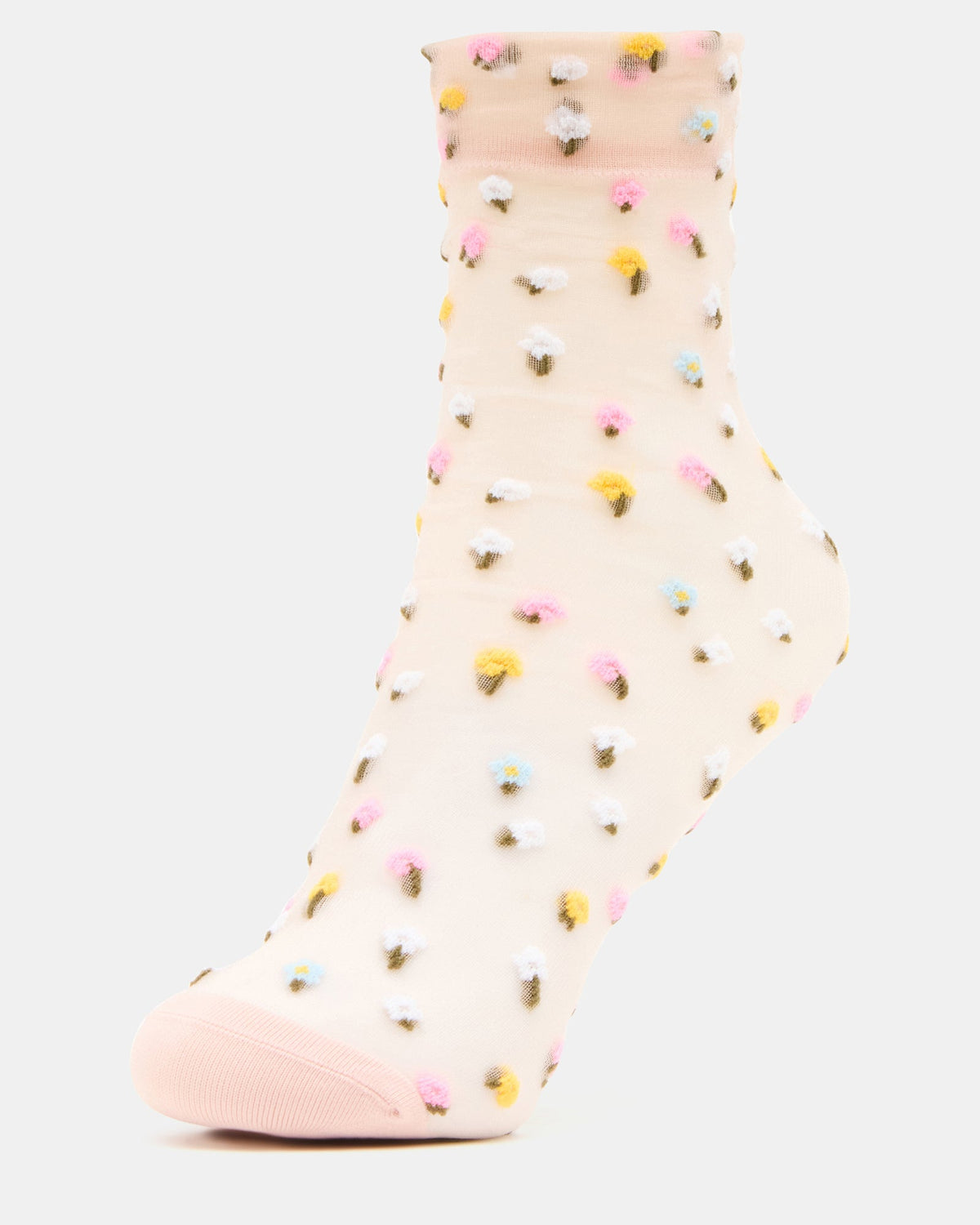 2 WILDFLOWER PACK TULLE SOCKS BLUSH