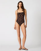 MAILLOT DE BAIN UNE PIÈCE LÉOPARD STATIQUE