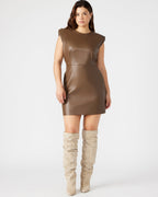 ROBE BELEN MARRON