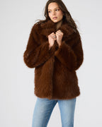 MANTEAU KINDRA MARRON