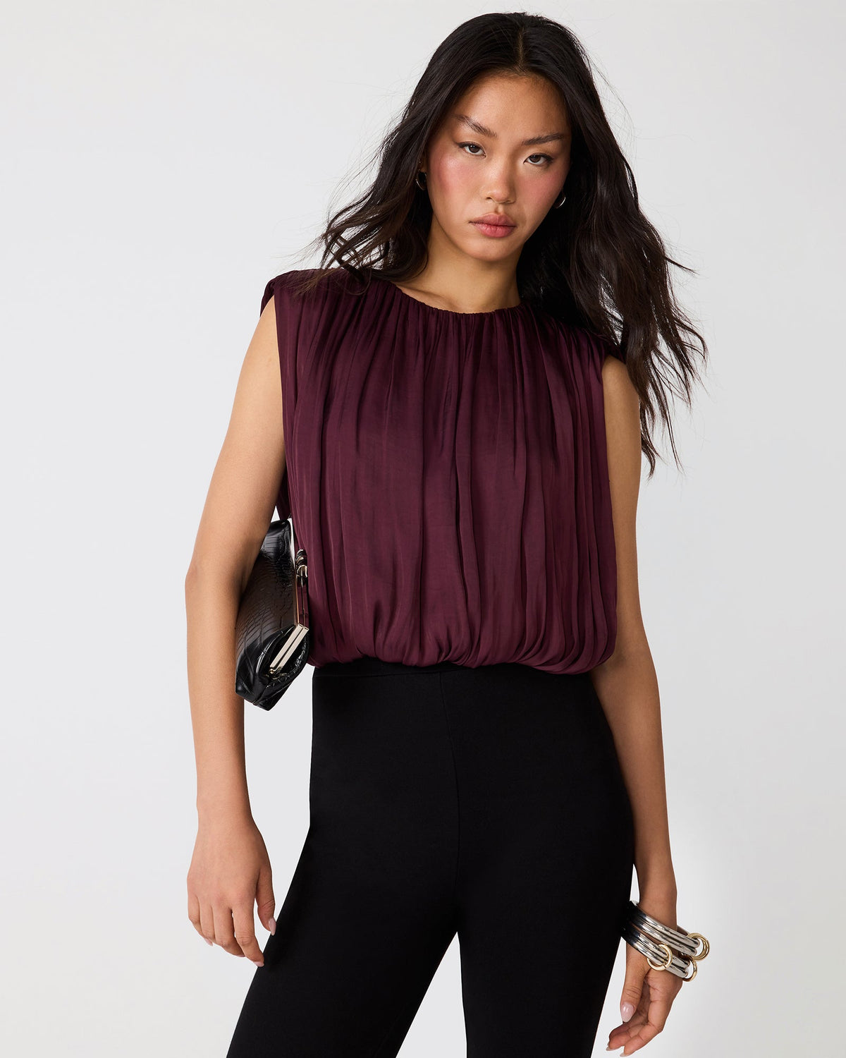 HAUT MILANA VIOLET VIN