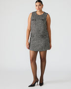 VESTIDO LOUIE NEGRO/BLANCO