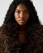 MANTEAU INAYA ESPRESSO FONCÉ