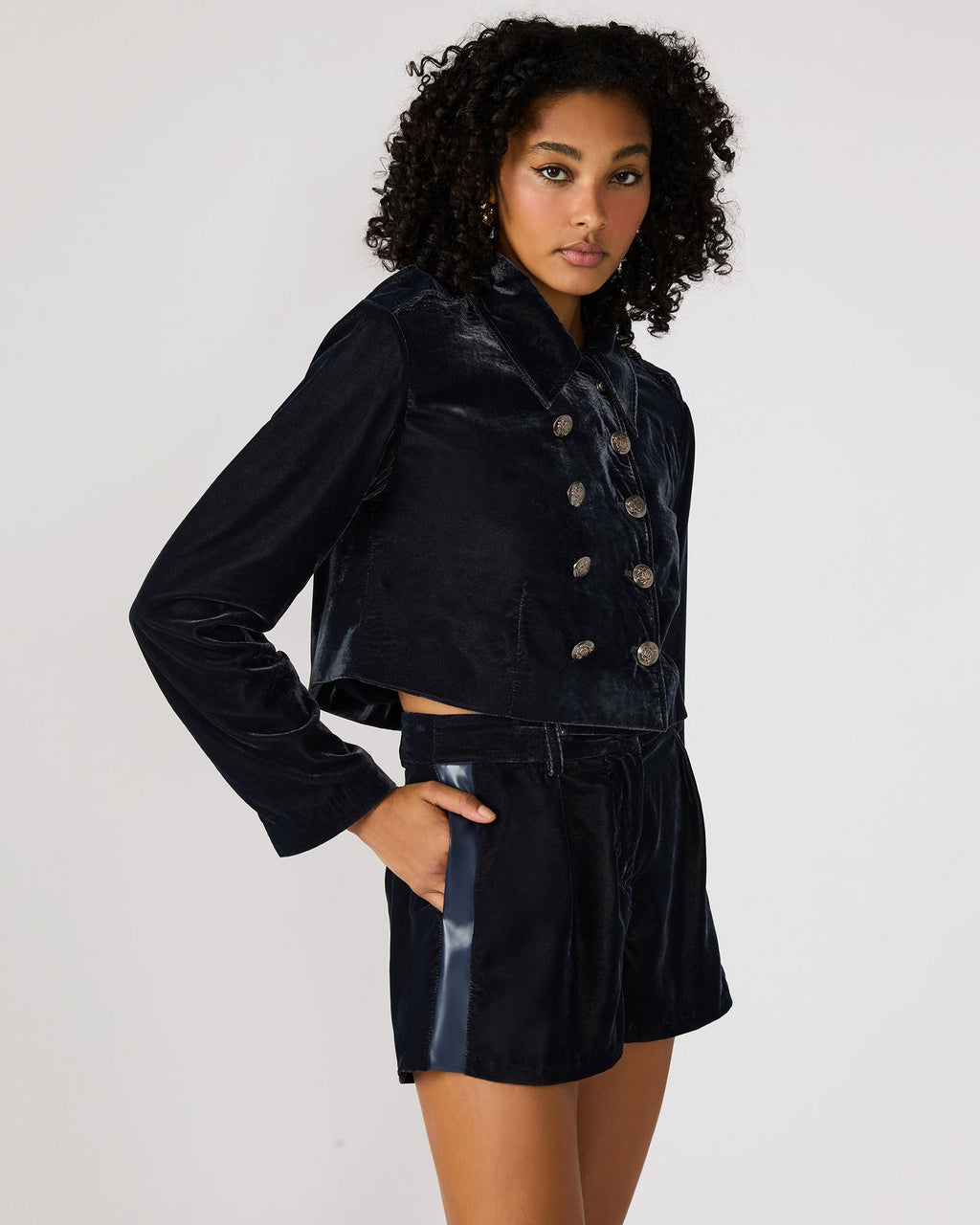 TONIA BLAZER INDIGO HAZE