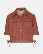 VESTE BLEUE ROUILLE