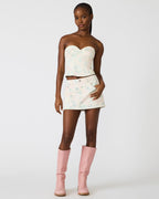 HAUT CORSET ROSELIA BEIGE PÊCHE