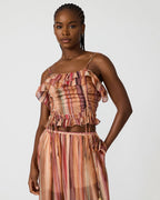 SHILLOH HAUT À RAYURES MULTICOLORES