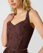 HAUT EN TRICOT DIXIE NOYER