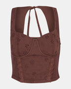 HAUT EN TRICOT DIXIE NOYER