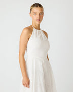 ROBE DALINA BLANC BOULEAU