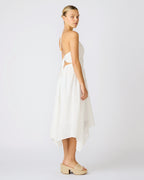 ROBE DALINA BLANC BOULEAU