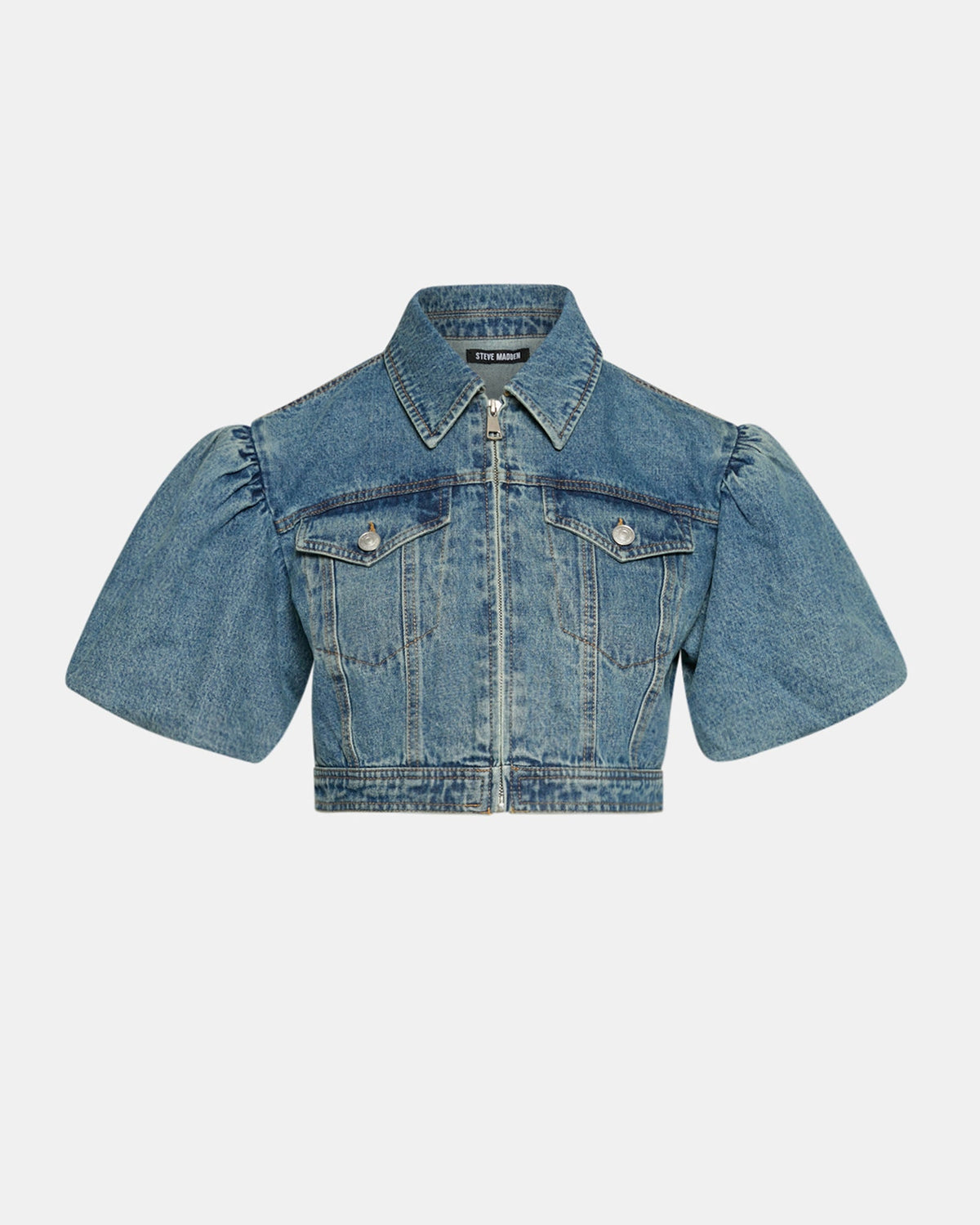 VESTE MARCY BLEU CHINÉ