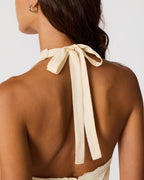 ROBE LIZA BLANC BOULEAU
