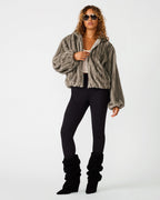 VESTE MAVIS GRIS ARGENT