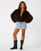VESTE MAVIS BRUN LOUP