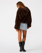 VESTE MAVIS BRUN LOUP