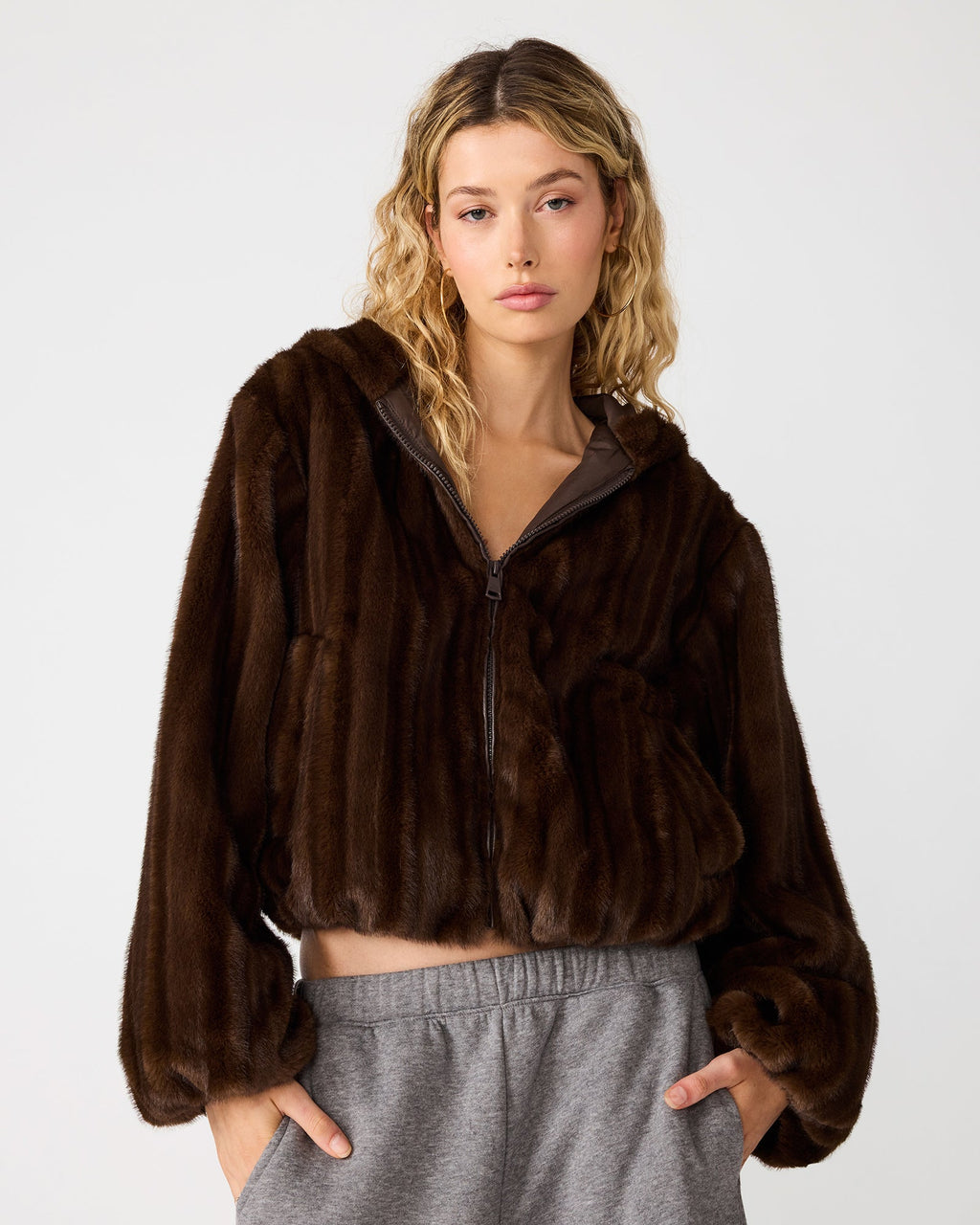 MAVIS JACKET WOLF BROWN