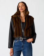 VESTE RYLAND IMPRIMÉ FOURRURE