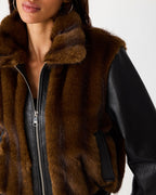 VESTE RYLAND IMPRIMÉ FOURRURE