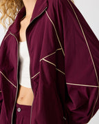 VESTE JACEY FIGUE FONCÉ