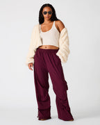 PANTALON JACEY VIOLET FONCÉ