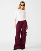 PANTALON JACEY VIOLET FONCÉ