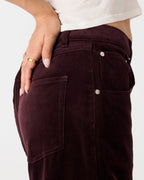 PANTALON SYDNEE FIGUE FONCÉ