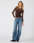 HAUT EN TRICOT REESE ESPRESSO FONCÉ