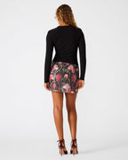 HAUT EN MAILLE SELINE NOIR
