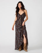 ROBE ROSELYN ESPRESSO FONCÉ