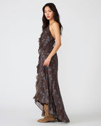 ROBE ROSELYN ESPRESSO FONCÉ
