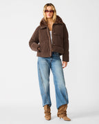 MANTEAU BERWIN TOFFEE FONCÉ