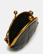 PORTEFEUILLE FILO EN PEAU D'ANGUILLE NOIR