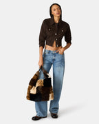 SAC PATCHWORK EN FAUSSE FOURRURE LENORES