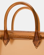 SAC À MAIN EN GELÉE PÊCHE TAN