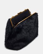 SAC EN FAUSSE FOURRURE SEFINA NOIR