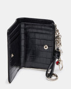 ENSEMBLE CADEAU PORTEFEUILLE SORELLA NOIR CROCODILE