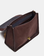 SAC THEIA EN DAIM CHOCOLAT