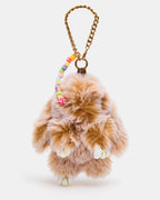 BRELOQUE SAC LAPIN MARRON