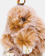 BRELOQUE SAC LAPIN MARRON