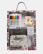 ENSEMBLE CADEAU SAC EVELYN STAMP BLANC/MULTICOLORE