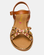GILLIAN COGNAC MULTI POUR ENFANT